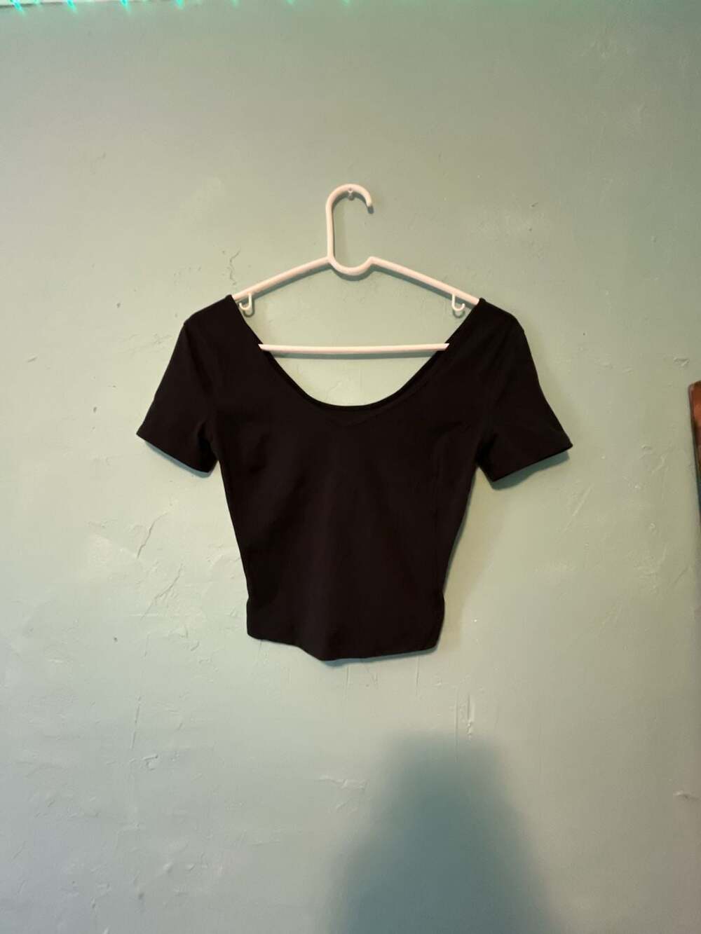 Lululemon Align Waist-Length Short Sleeve Top Black